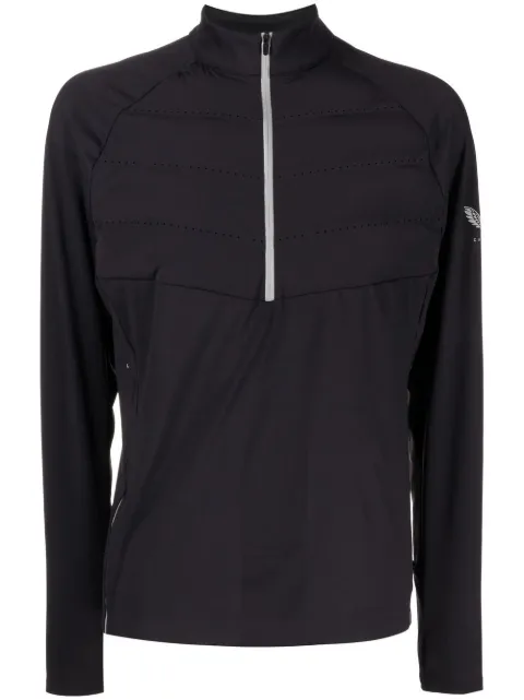 Castore zip-front logo-print jacket Black CM0793