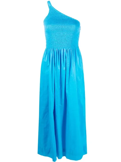 Faithfull Khalani one-shoulder dress Blue FF2306TRQ