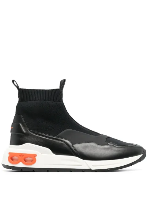 Ferragamo Gancini Sock high-top sneakers Black 759720