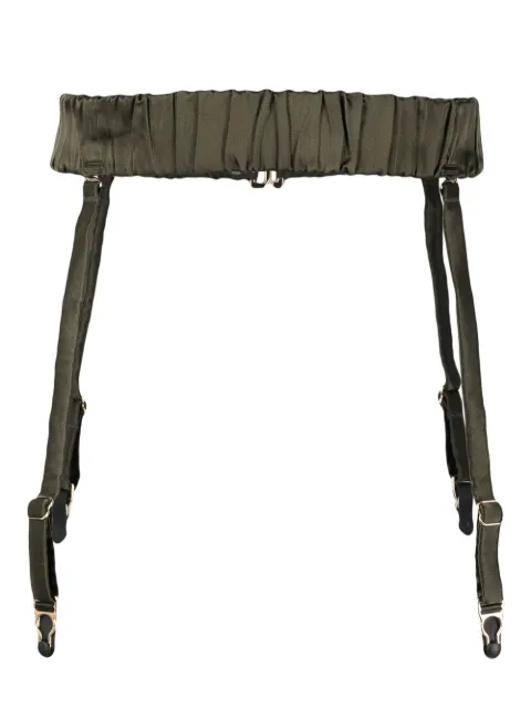 Maison Close silk garter belt Green 561335