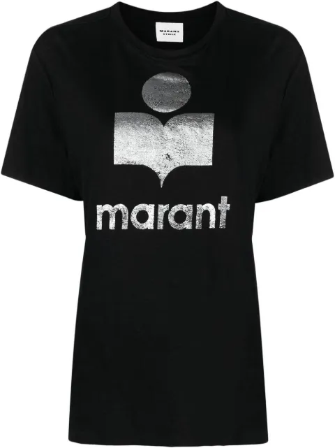 MARANT ÉTOILE Zewel logo-print T-shirt Black TS0001FAA1N10E