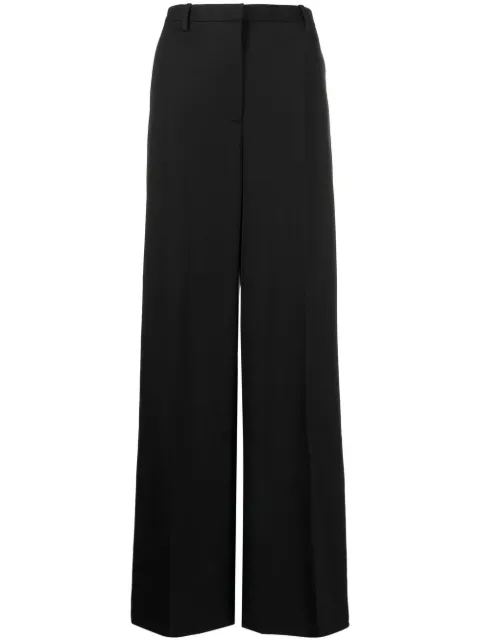 Versace high-waisted wide-leg trousers Black 10082221A05161