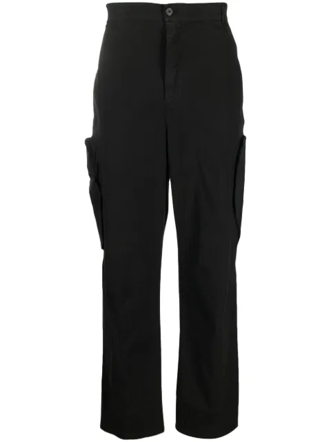 Henrik Vibskov straight-leg cotton cargo trousers Black SS23STUDIOM513