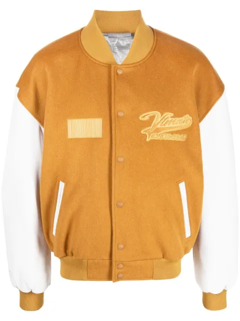 VTMNTS College varsity bomber jacket Yellow VL14JA560M
