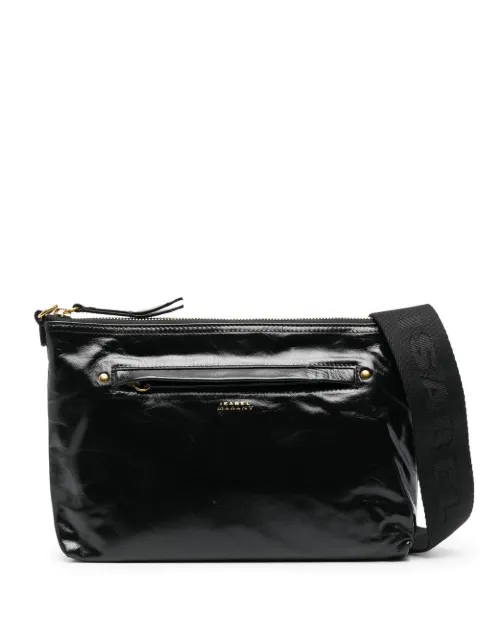 ISABEL MARANT Nessah soft leather shoulder bag Black BF0006FAA1C13M