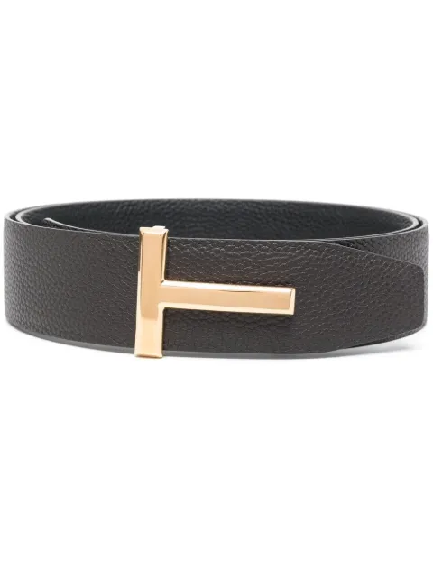 TOM FORD Ridge T leather belt Brown TB178LCL236G