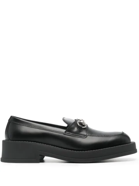 Gucci Horsebit square-toe loafers Black 7197540GQ00