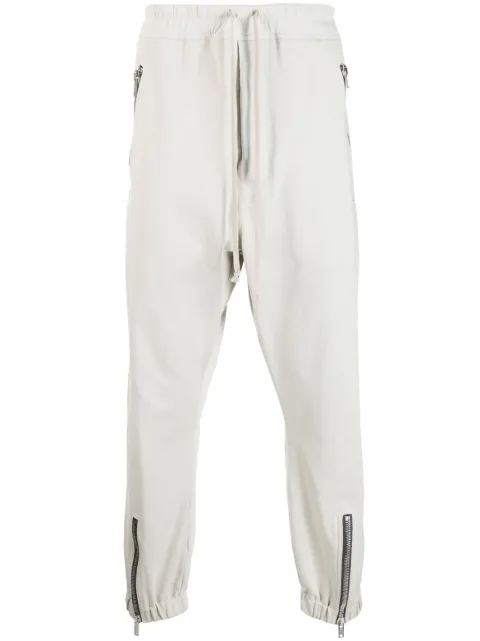 Rick Owens drawstring-fastening waist trousers Neutrals RU01C4370BA