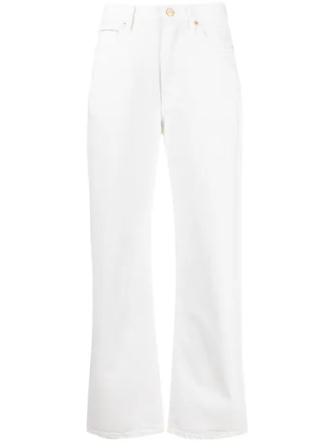 TOVE Sadie straight-leg jeans White TVM004ECU