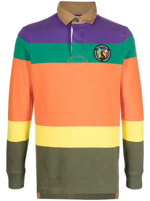 Polo Ralph Lauren Voyager long-sleeved polo shirt Orange 710890958001