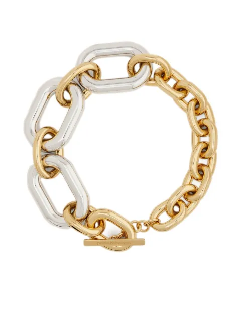 Rabanne XL Link silver and gold-tone necklace Gold 23PBB0015MET388