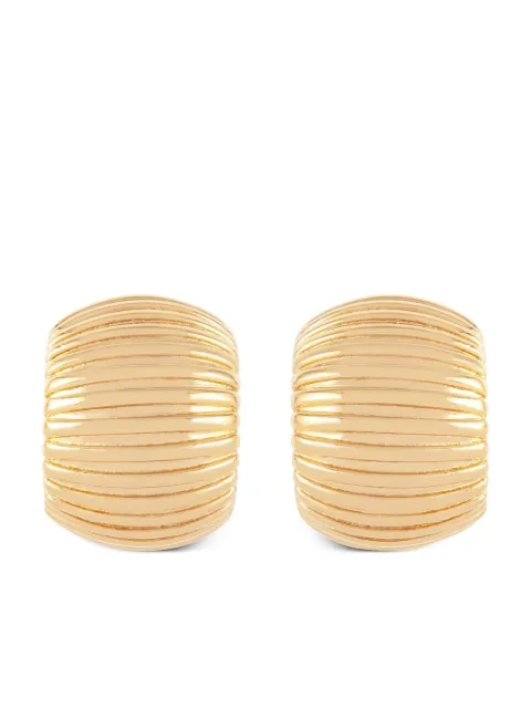 Givenchy Pre-Owned 1980s demi-hoop clip-on earrings Gold ER025257