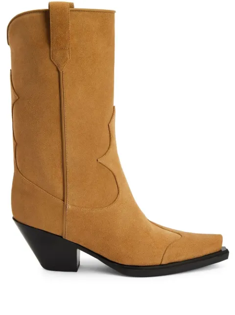 Giuseppe Zanotti 55mm Thyra cowboy boots Brown E380003002