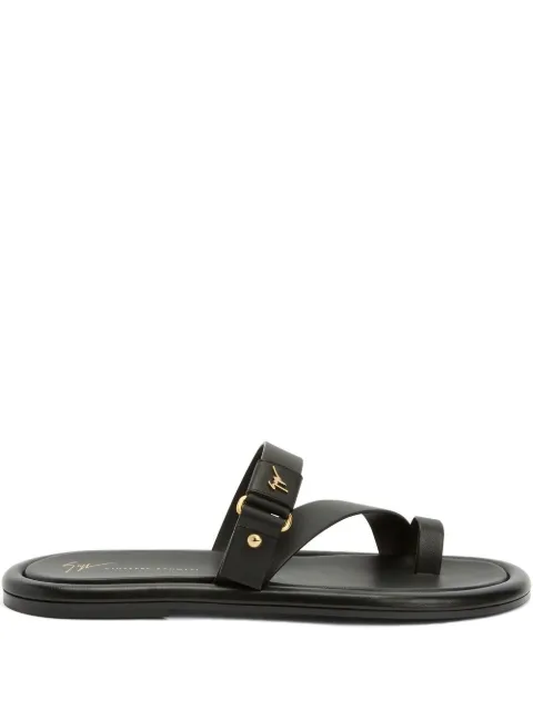 Giuseppe Zanotti Taanguy leather sandals Black EU30032001