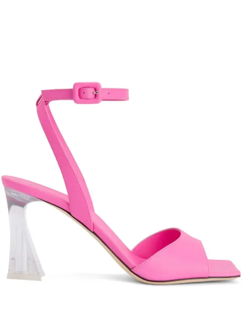 Giuseppe Zanotti 85mm Vestaa transparent-heel sandals Pink E200069003