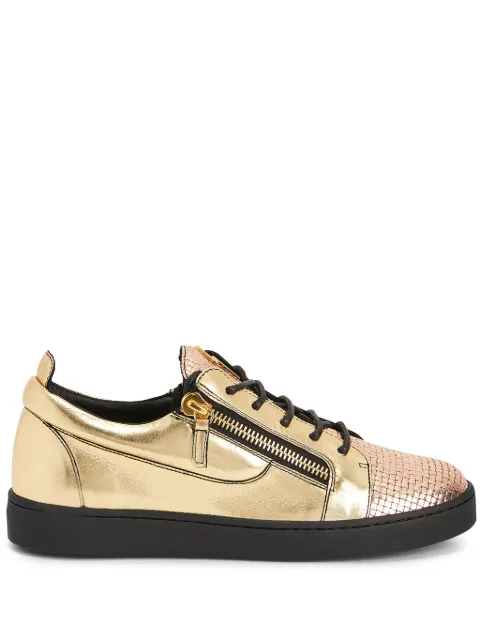 Giuseppe Zanotti Frankie double-zip low-top sneakers Multicolour RU10071K16
