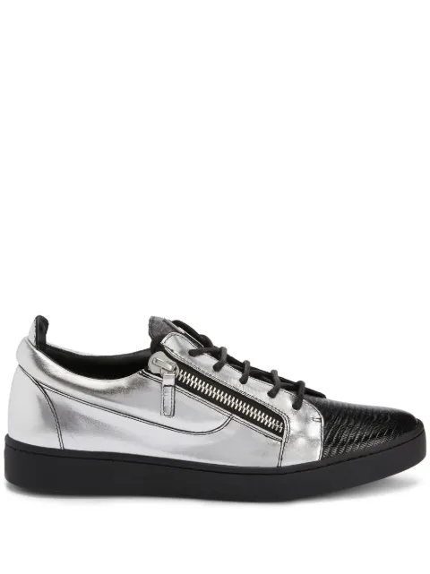 Giuseppe Zanotti Frankie double-zip low-top sneakers Multicolour RU10071K13