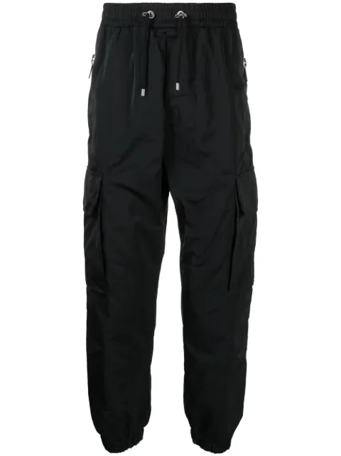 Balmain tapered cargo trousers Black AH1PO018XE13