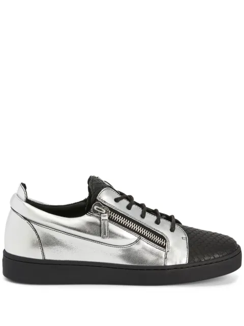 Giuseppe Zanotti Frankie double-zip low-top sneakers Multicolour RU10071K07