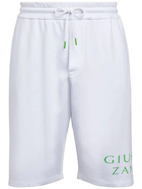 Giuseppe Zanotti LR-43 cotton track shorts White ERU3019002