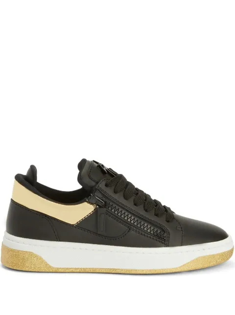 Giuseppe Zanotti GZ94 double-zip low-top sneakers Black RM30049001