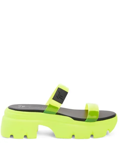 Giuseppe Zanotti 60mm Apocalypse Summer sandals Yellow RS30054001