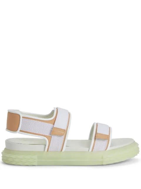 Giuseppe Zanotti Blabber Gummy touch-strap sandals White RM00051K10