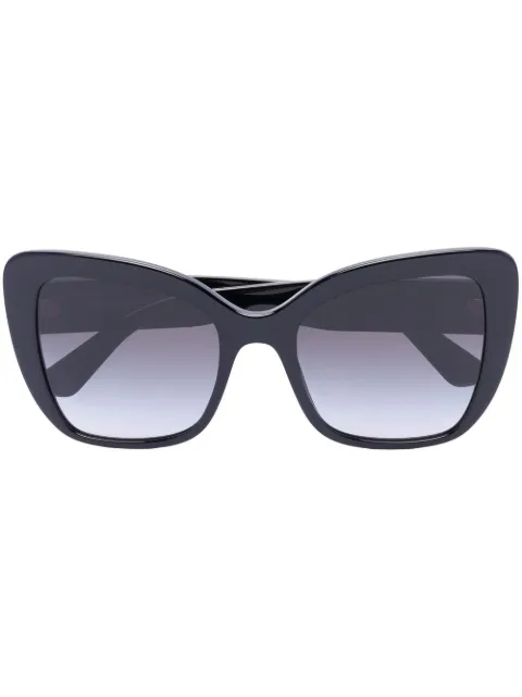 Dolce & Gabbana Eyewear oversized cat-eye-frame sunglasses Black 0DG4348