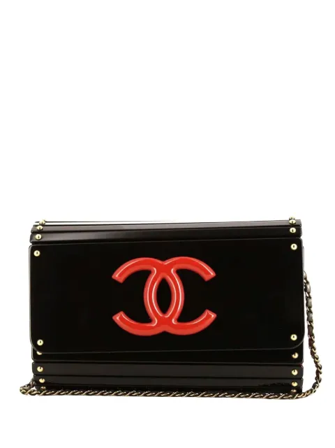CHANEL Pre-Owned 2009 CC acetate shoulder bag Black 16078514