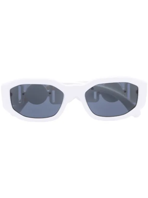 Versace Eyewear Biggie geometric-frame sunglasses White VE436140187