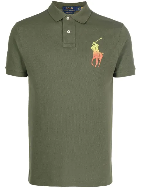 Polo Ralph Lauren embroidered-logo short-sleeve polo shirt Green 710890779