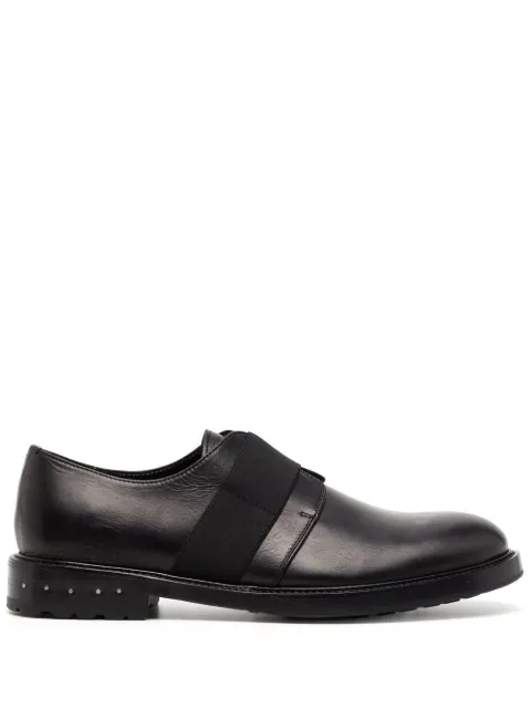 Nicolas Andreas Taralis 30mm slip-on leather derby shoes Black HBOT1032