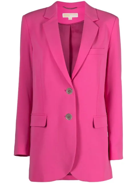 Michael Michael Kors single-breasted wool blazer Pink MR3100CENX