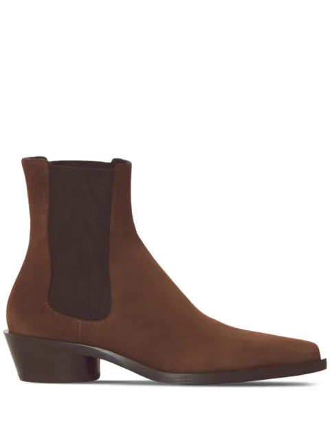 Proenza Schouler Bronco suede Chelsea Boots Brown PS41030A18130