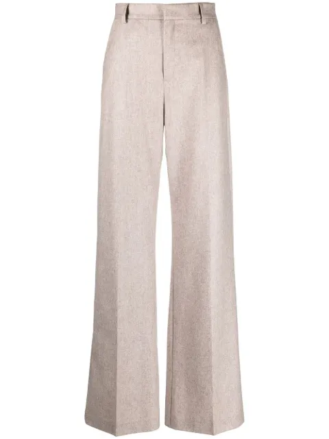 THE ANDAMANE tailored wide-leg trousers Neutrals T120401BTNW026