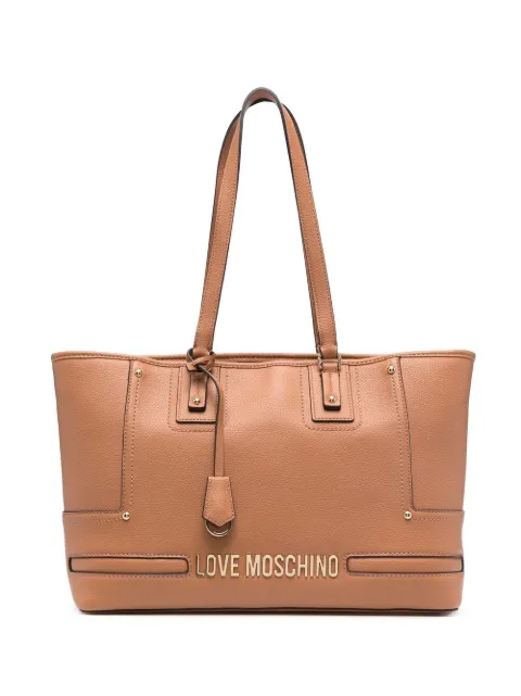 Love Moschino logo-detail shoulder bag Brown JC4029PP1FLB0