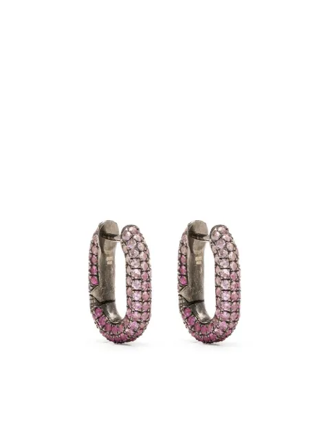 Selim Mouzannar saphire link earrings Pink LK1120430E20P1PAIR