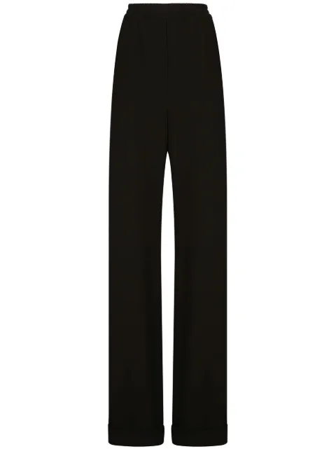 Dolce & Gabbana KIM DOLCE&GABBANA piped pajama trousers Black FTCWXTFUBFZ