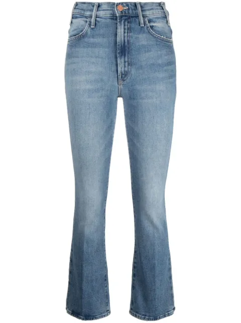 MOTHER cropped high-rise jeans Blue 1307624