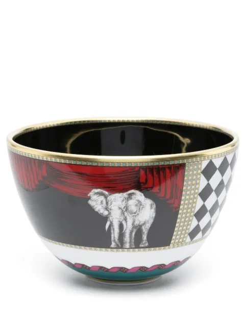 GINORI 1735 Totem Elephant bowl (10cm) Black 017RG02FG6170
