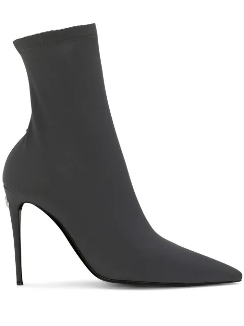 Dolce & Gabbana KIM DOLCE&GABBANA sock ankle boots Grey CT0959AM237