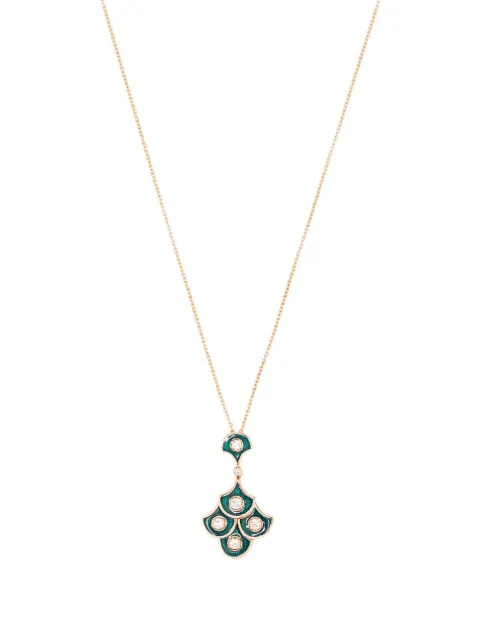 Selim Mouzannar 18kt rose gold Fish For Love diamond necklace Gold EFD071216PTA5