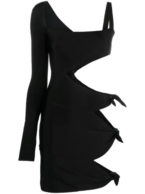 Roberto Cavalli cut out-detail mini dress Black QWM103MG011