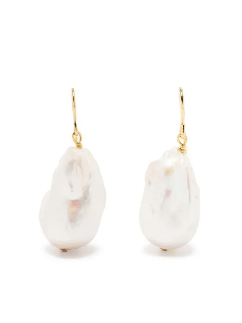 Jil Sander pearl-detail drop earrings White J11VG0027J12016