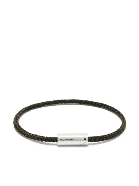 Le Gramme 7g Nato cable bracelet Green LGCARBRNKA05105