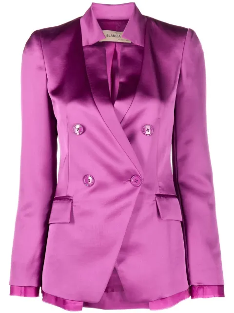 Blanca Vita double-breasted blazer Pink GARRYA4762