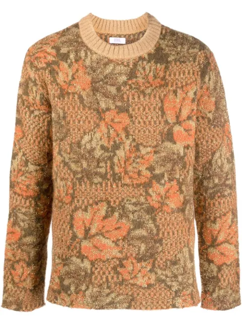 ERL autumn leaves print jumper Gold ERL05N0131
