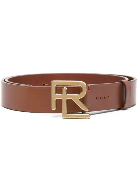 Ralph Lauren Purple Label VACCHETTA-11/4 RL LOGO-DRESS-SMOOTH LEATHER Brown 404598707002