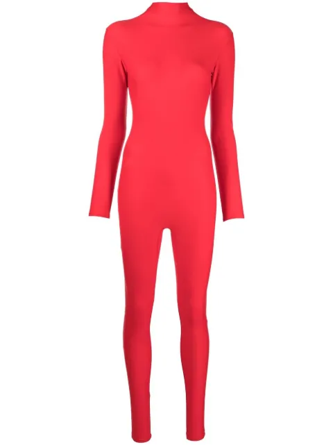 Atu Body Couture high neck long sleeves all-in-one Red AT23147