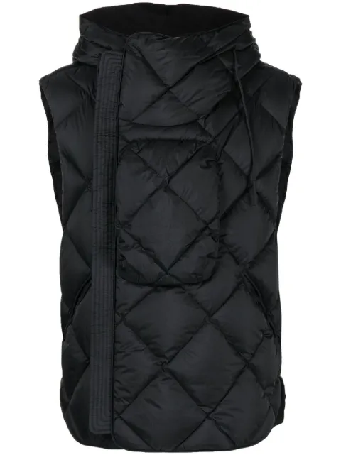 Ienki Ienki padded quilted gilet Black ATTIVESTMAN